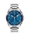 blue with index · link bracelet stainless steel