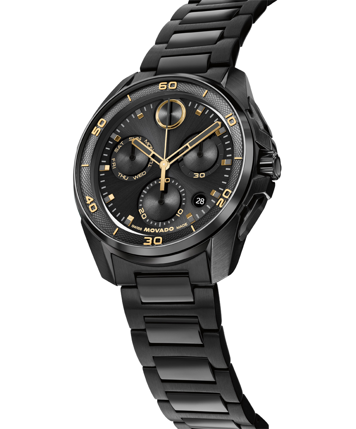 Movado BOLD Verso S Chronograph 3601396 — detail view