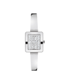 silver Museum with flat dot with pavé crystals · bangle bracelet stainless steel