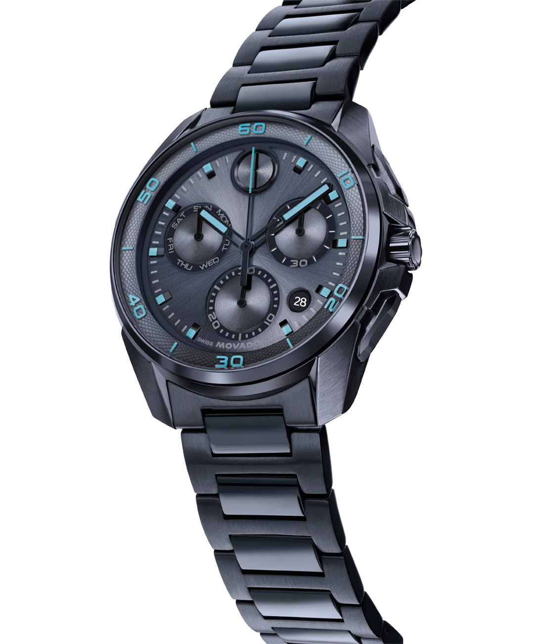 Movado BOLD Verso S Chronograph 3601444 — detail view