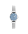 blue with index Museum with concave dot · mesh bracelet stainless steel