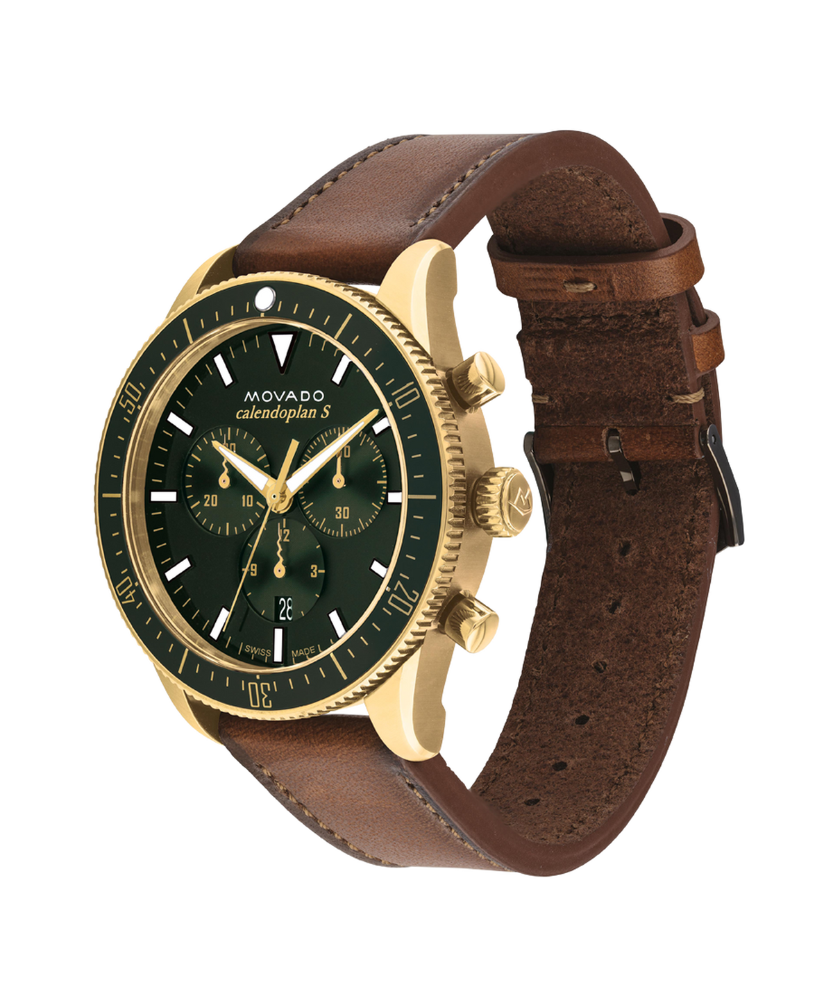 Movado Heritage Calendoplan S Chronograph 3650122 — detail view