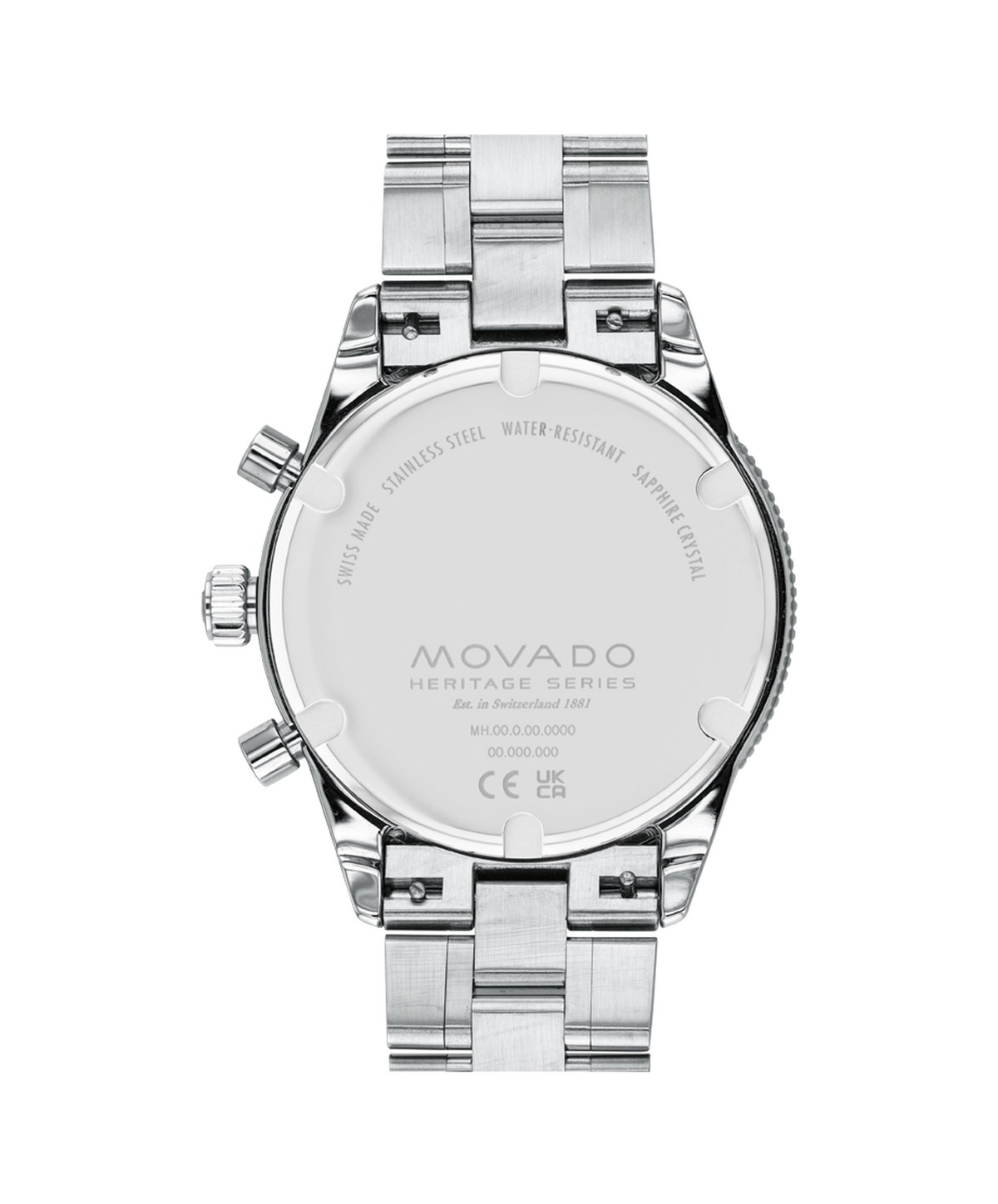 Movado Heritage Calendoplan S Chronograph 3650124 — detail view