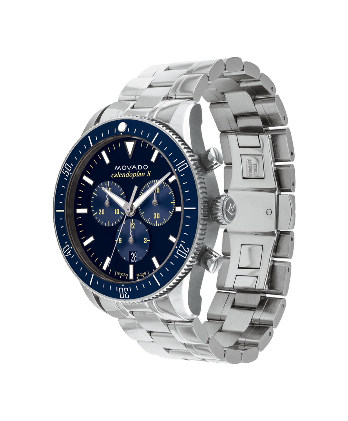 Movado Heritage Calendoplan S Chronograph 3650124 — detail view