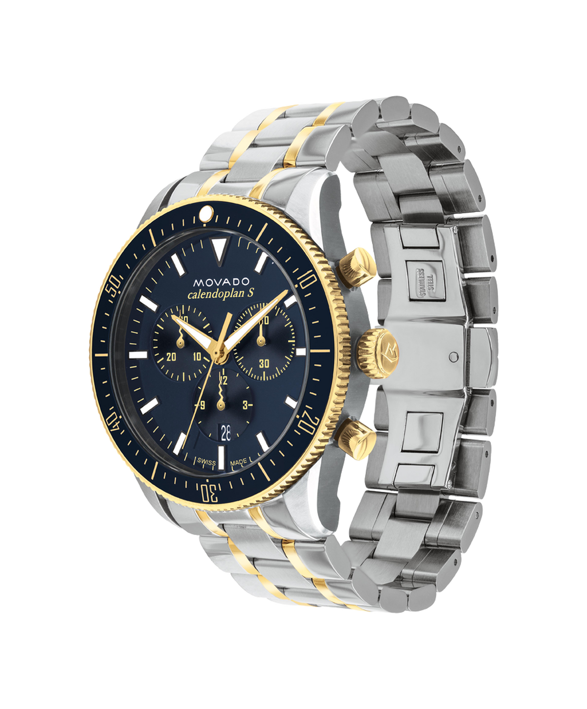 Movado Heritage Calendoplan S Chronograph 3650126 — detail view