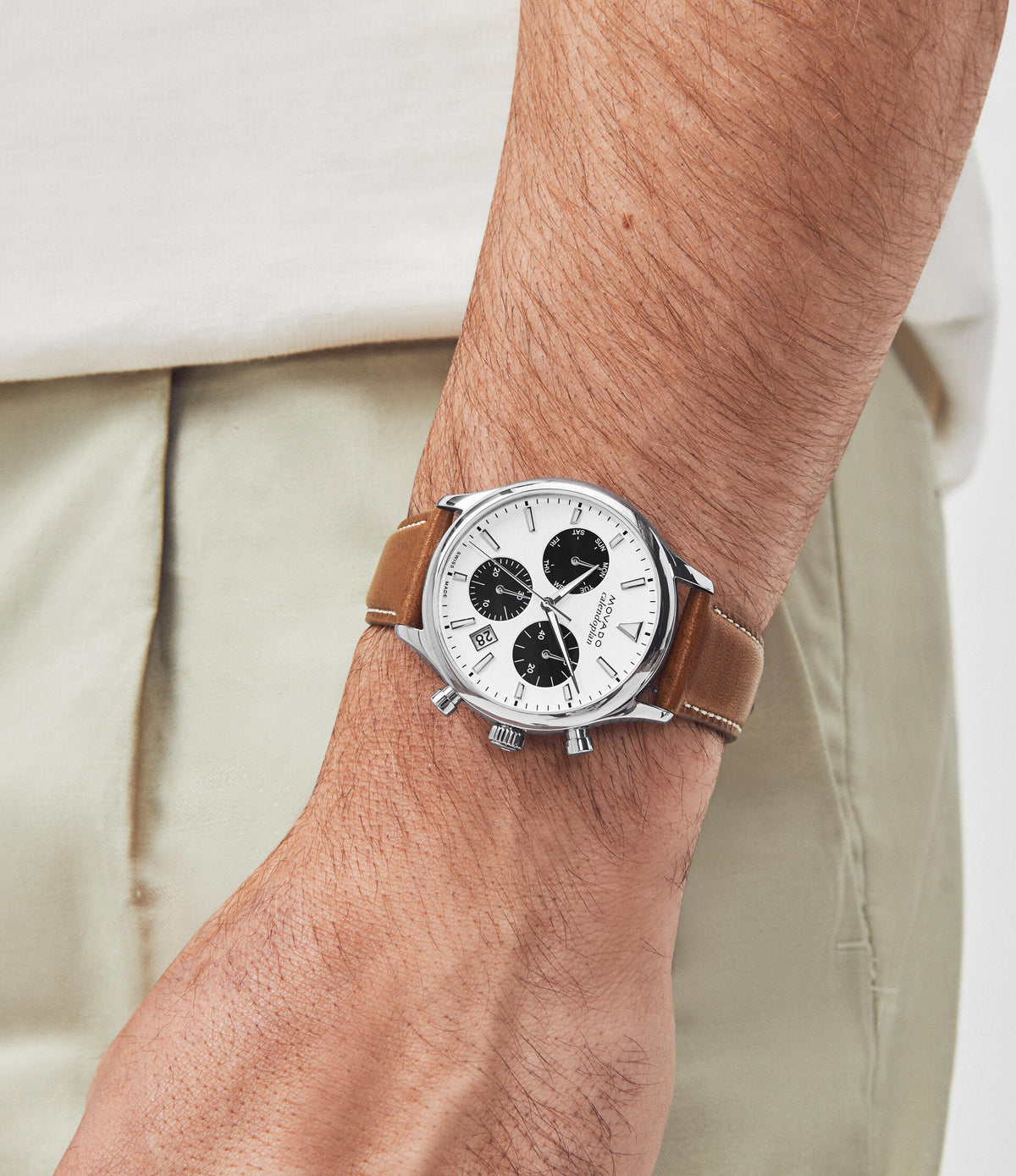 Movado Heritage Calendoplan Chronograph 3650147 — detail view