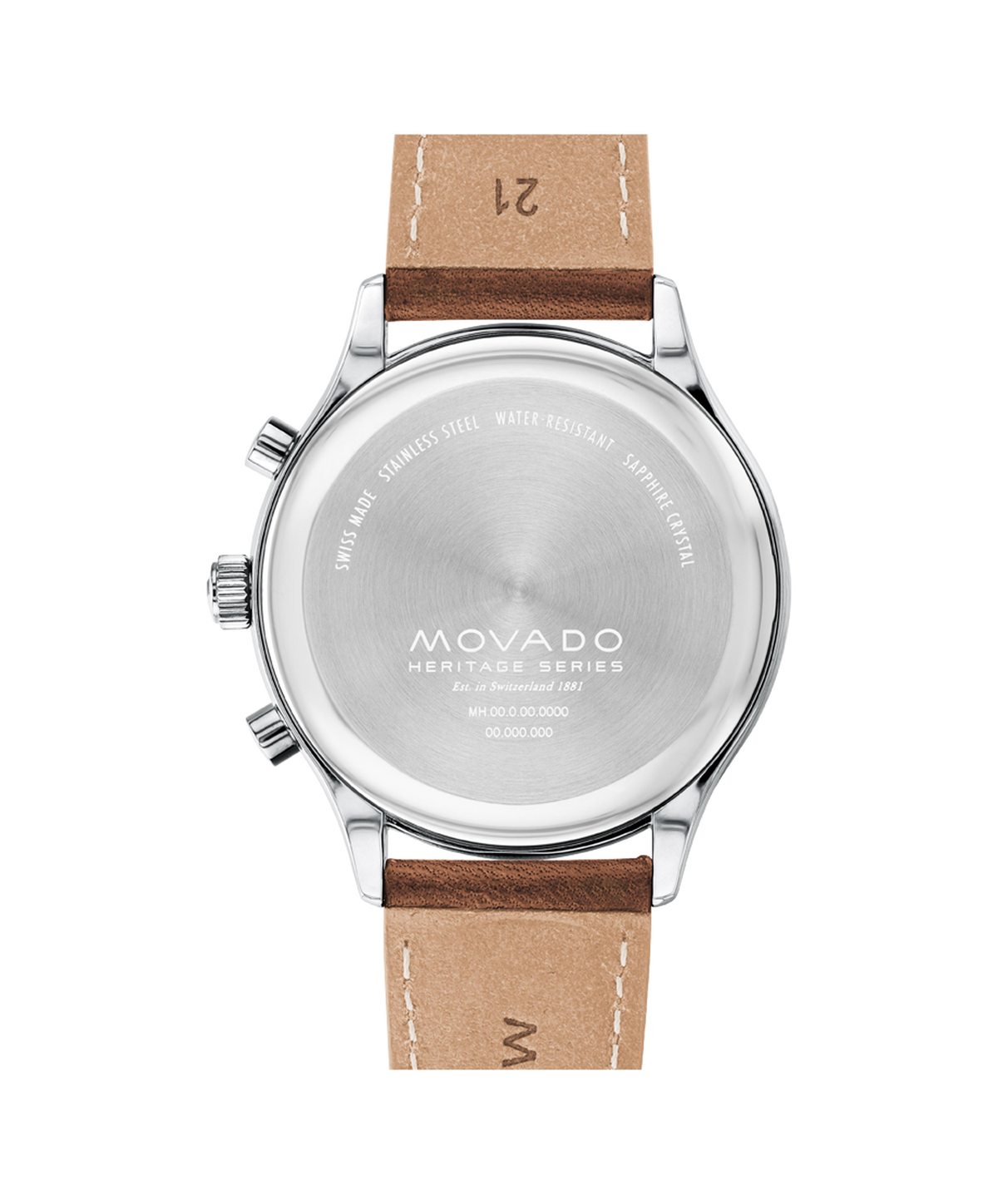 Movado Heritage Calendoplan Chronograph 3650147 — detail view