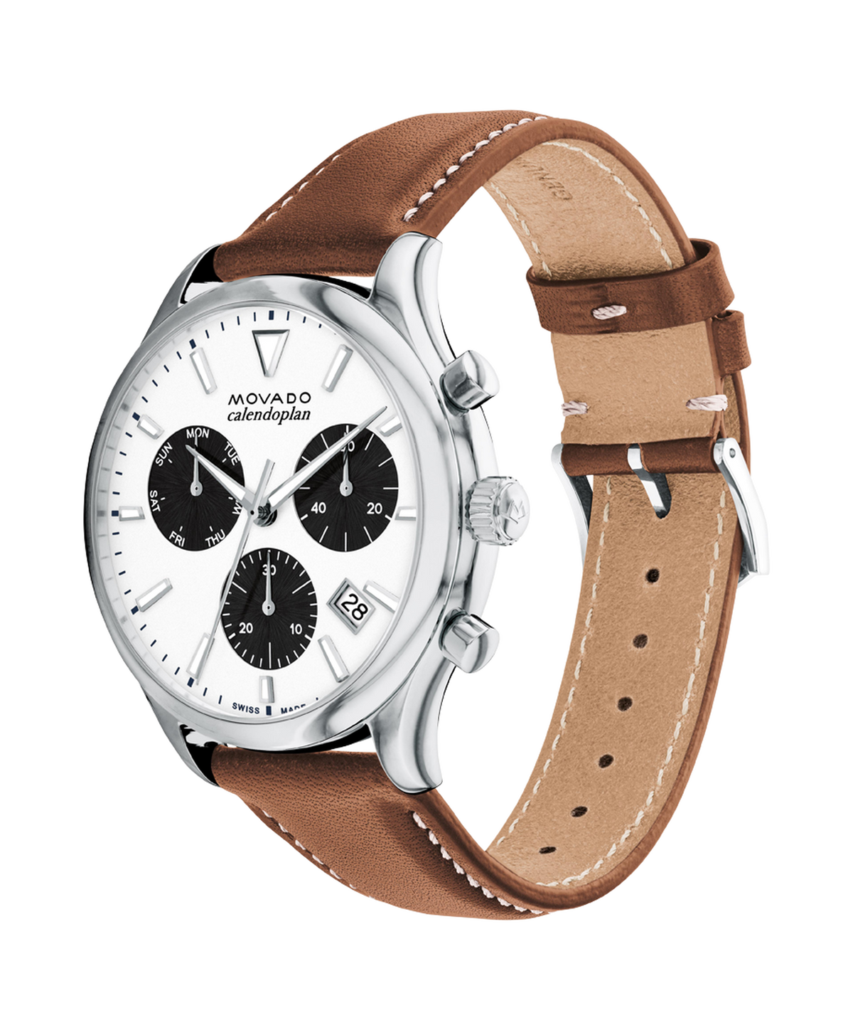 Movado Heritage Calendoplan Chronograph 3650147 — detail view