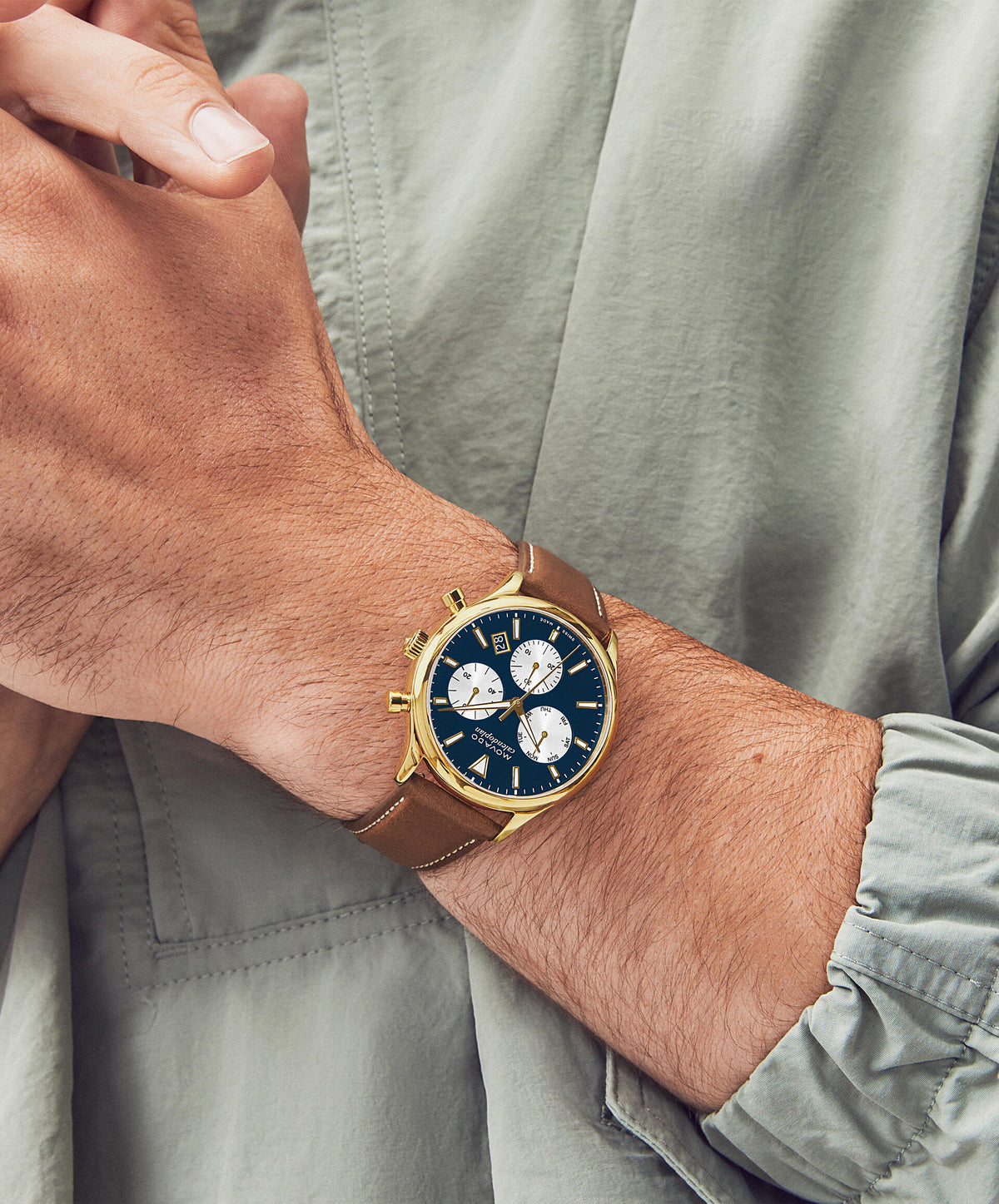 Movado Heritage Calendoplan Chronograph 3650148 — detail view