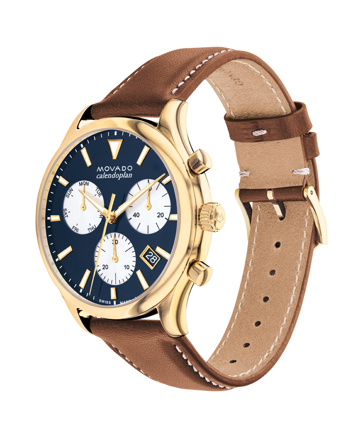 Movado Heritage Calendoplan Chronograph 3650148 — detail view