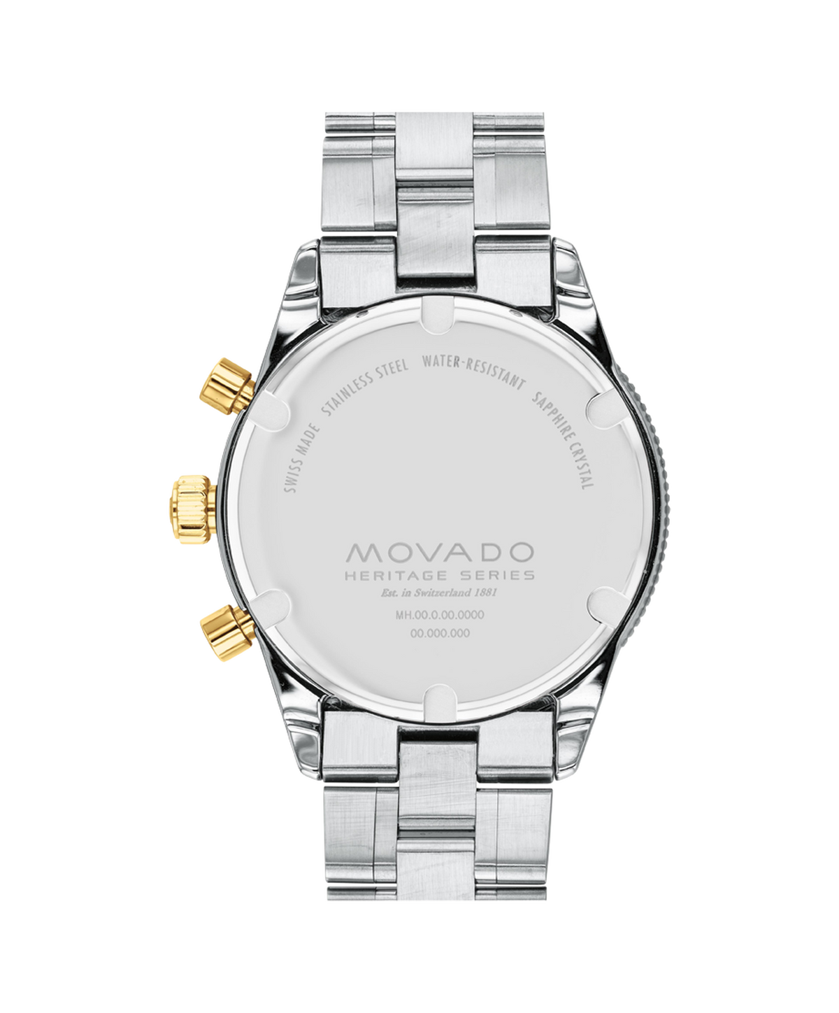 Movado Heritage Calendoplan S Chronograph 3650167 — detail view