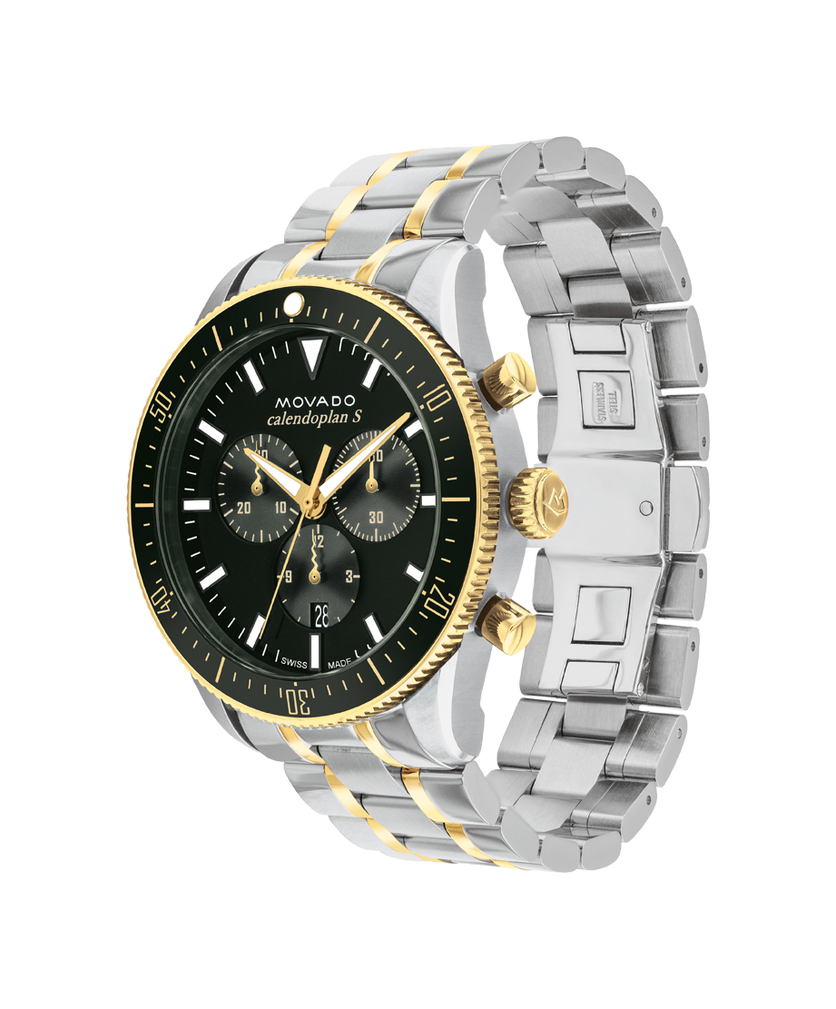 Movado Heritage Calendoplan S Chronograph 3650167 — detail view