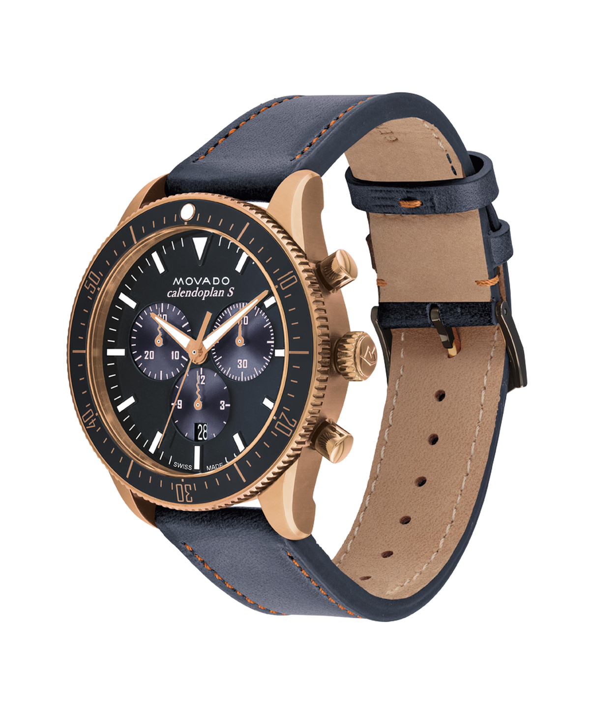 Movado Heritage Calendoplan S Chronograph 3650168 — detail view