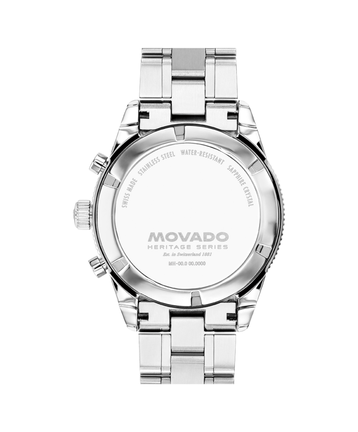 Movado Heritage Calendoplan S Chronograph 3650203 — detail view