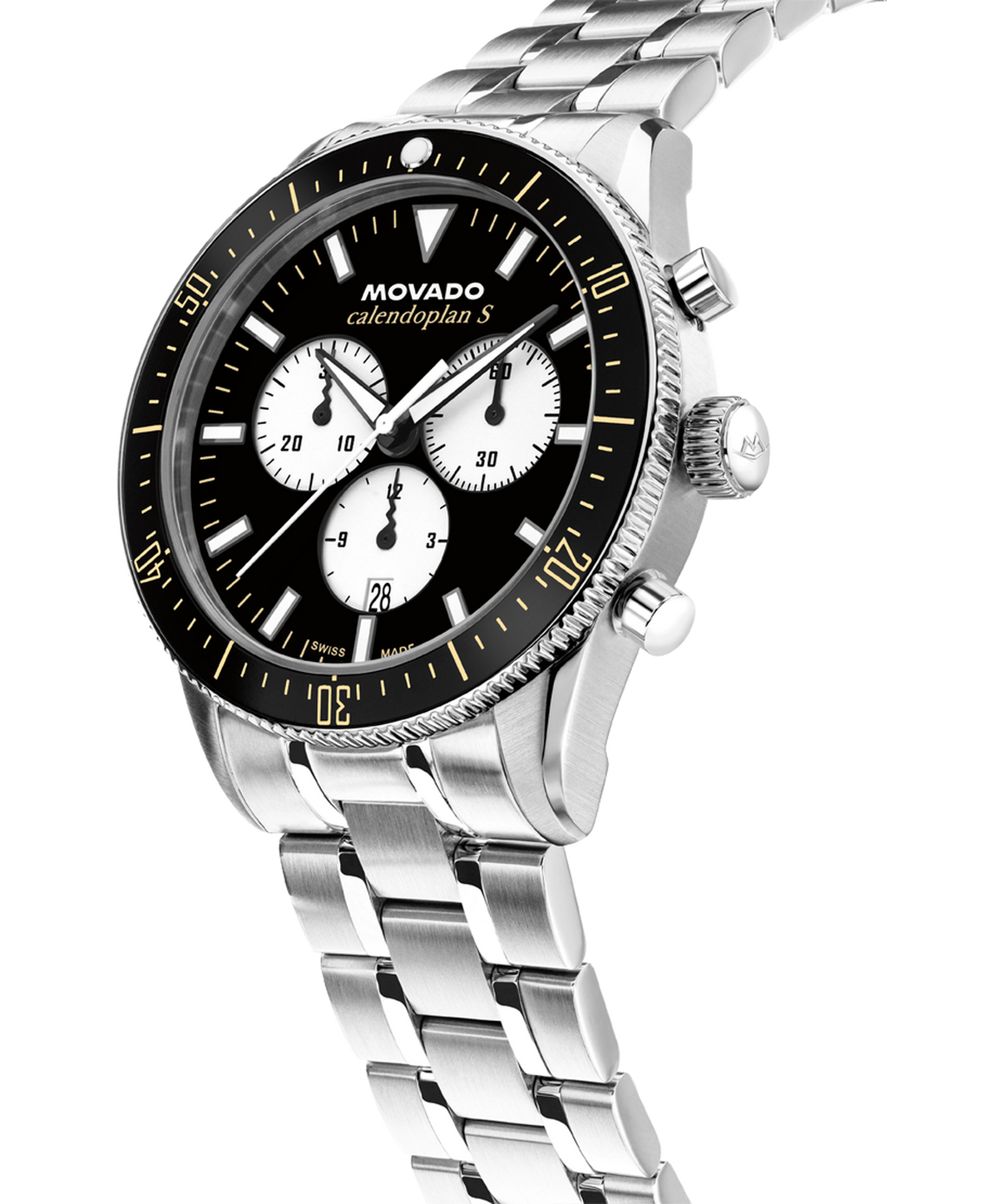 Movado Heritage Calendoplan S Chronograph 3650203 — detail view