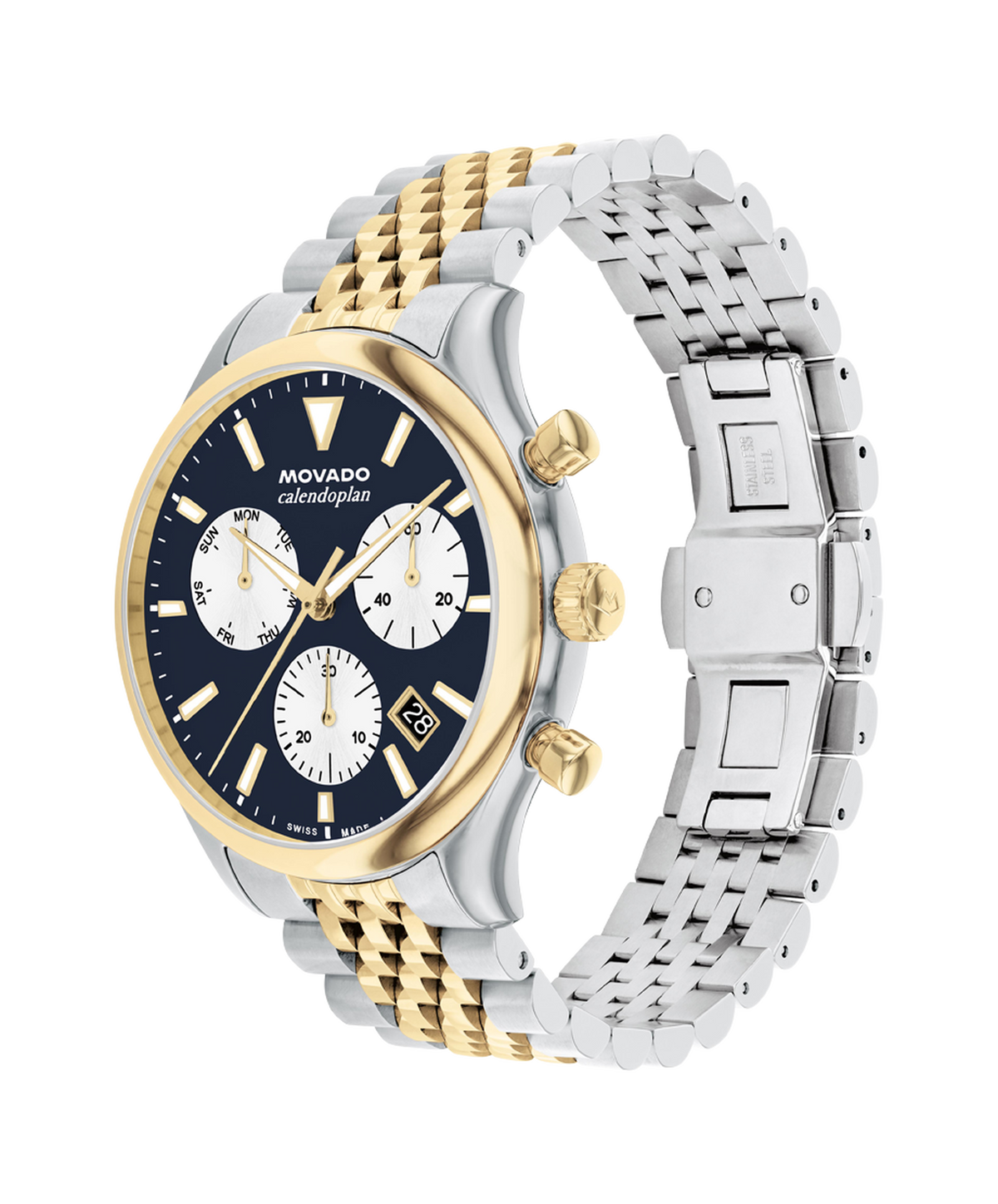 Movado Heritage Calendoplan Chronograph 3650211 — detail view