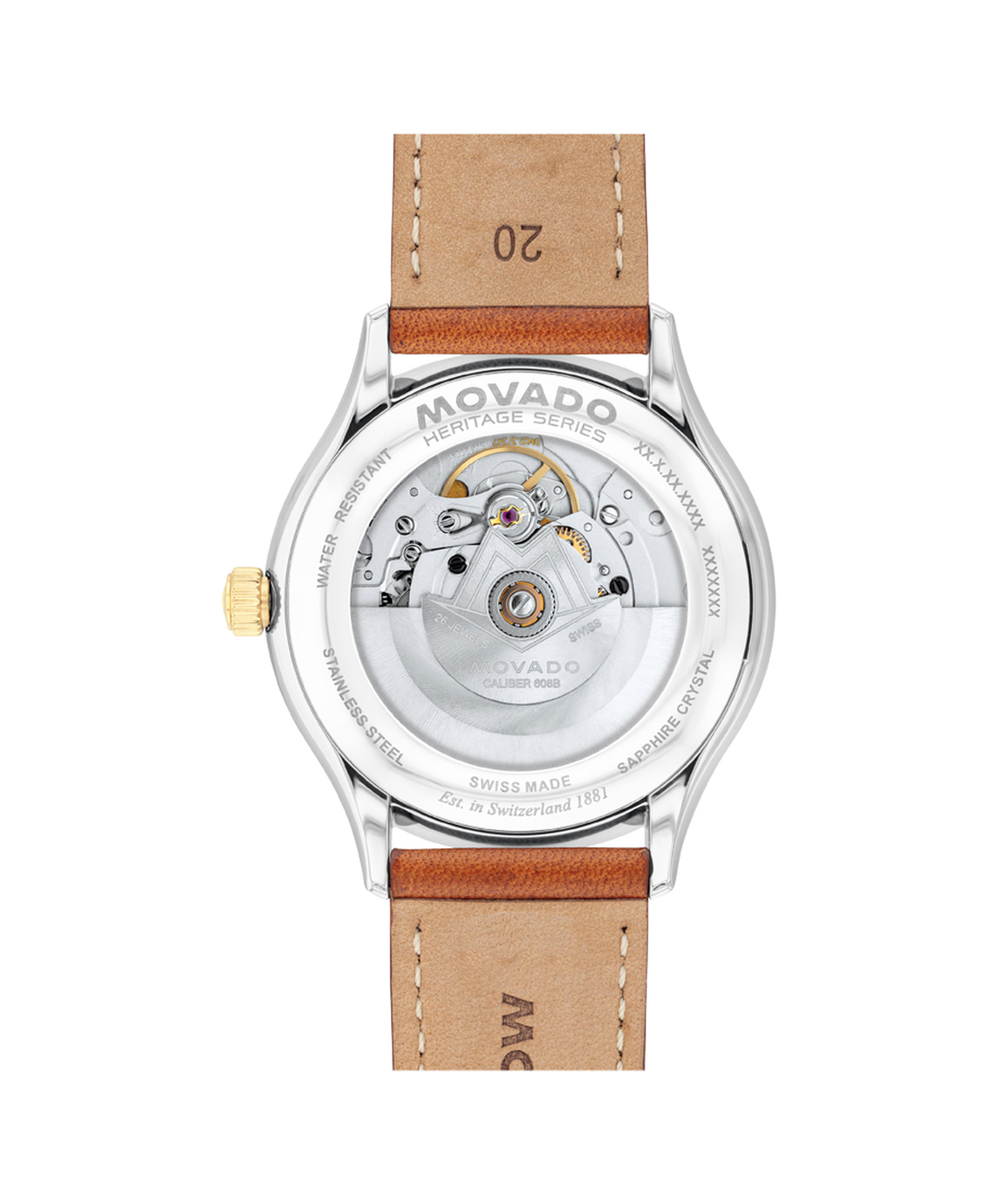 Movado Heritage Calendoplan 3650229 — detail view