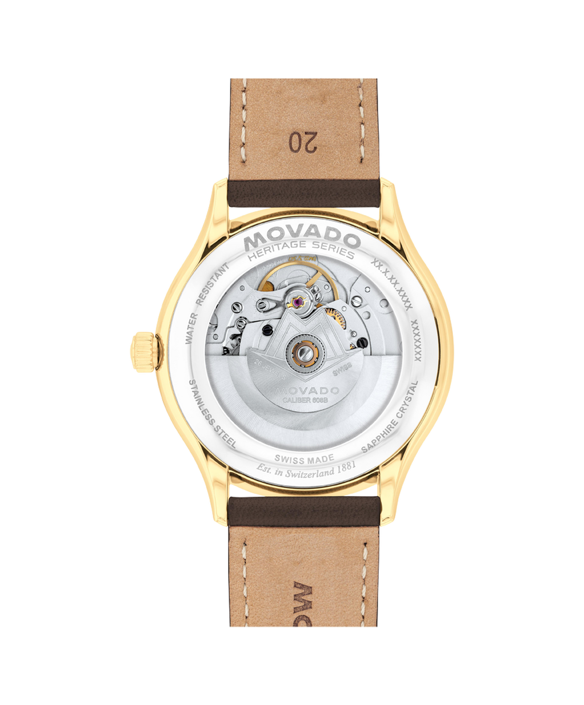 Movado Heritage Calendoplan 3650230 — detail view
