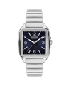 blue vintage with Arabic index with index · link bracelet stainless steel