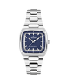 blue with index · link bracelet stainless steel
