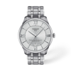 Silver dial · Grey bracelet