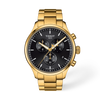 Black dial · Golden bracelet