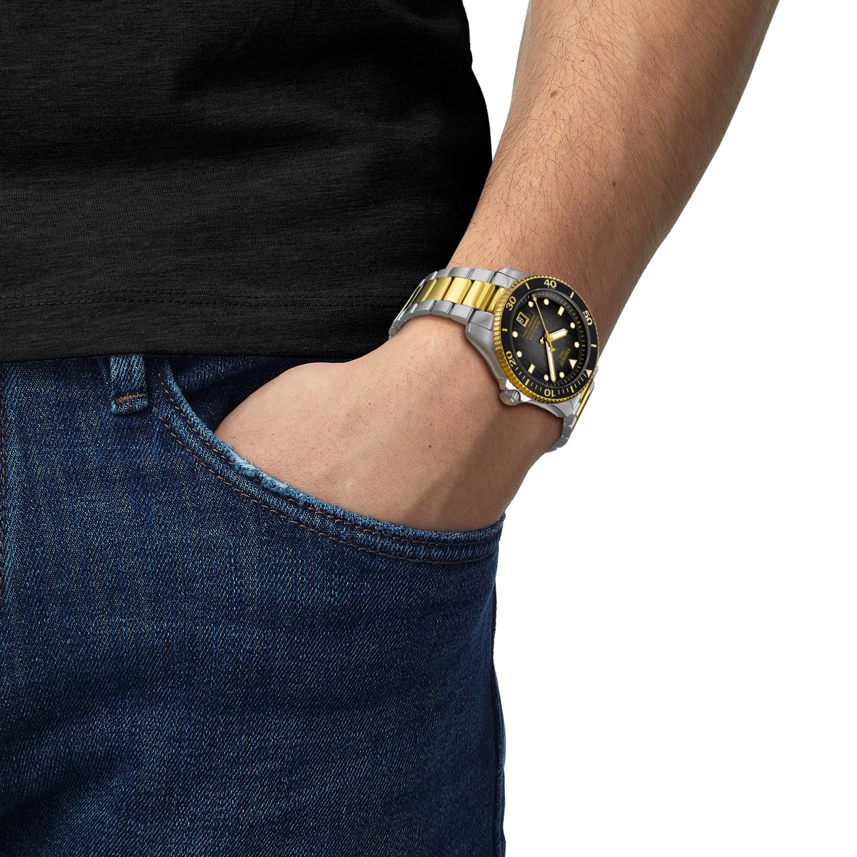 Tissot Seastar 1000 40mm T120.807.22.051.00 — detail view