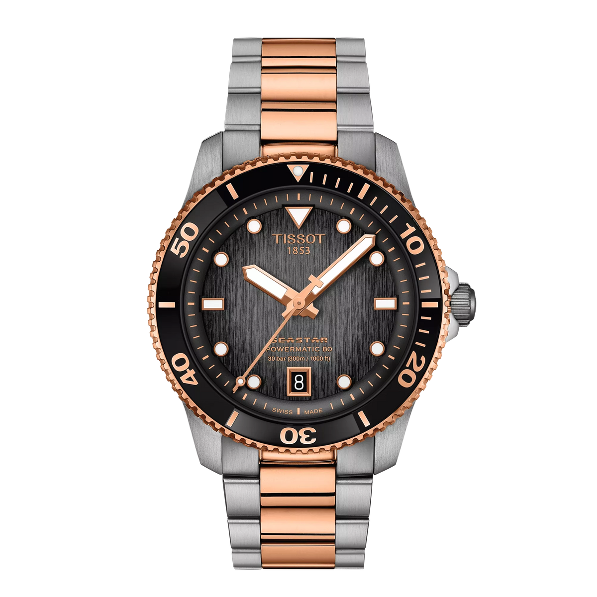 Tissot Seastar 1000 40mm T120.807.22.051.01 — detail view