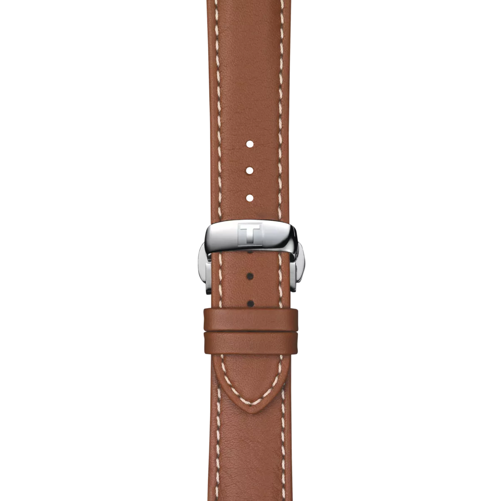 Tissot Gentleman Gold bezel 40mm T927.407.46.261.00 — detail view