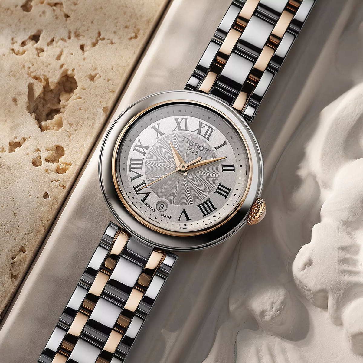 Tissot Bellissima 26mm T126.010.22.013.01 — detail view