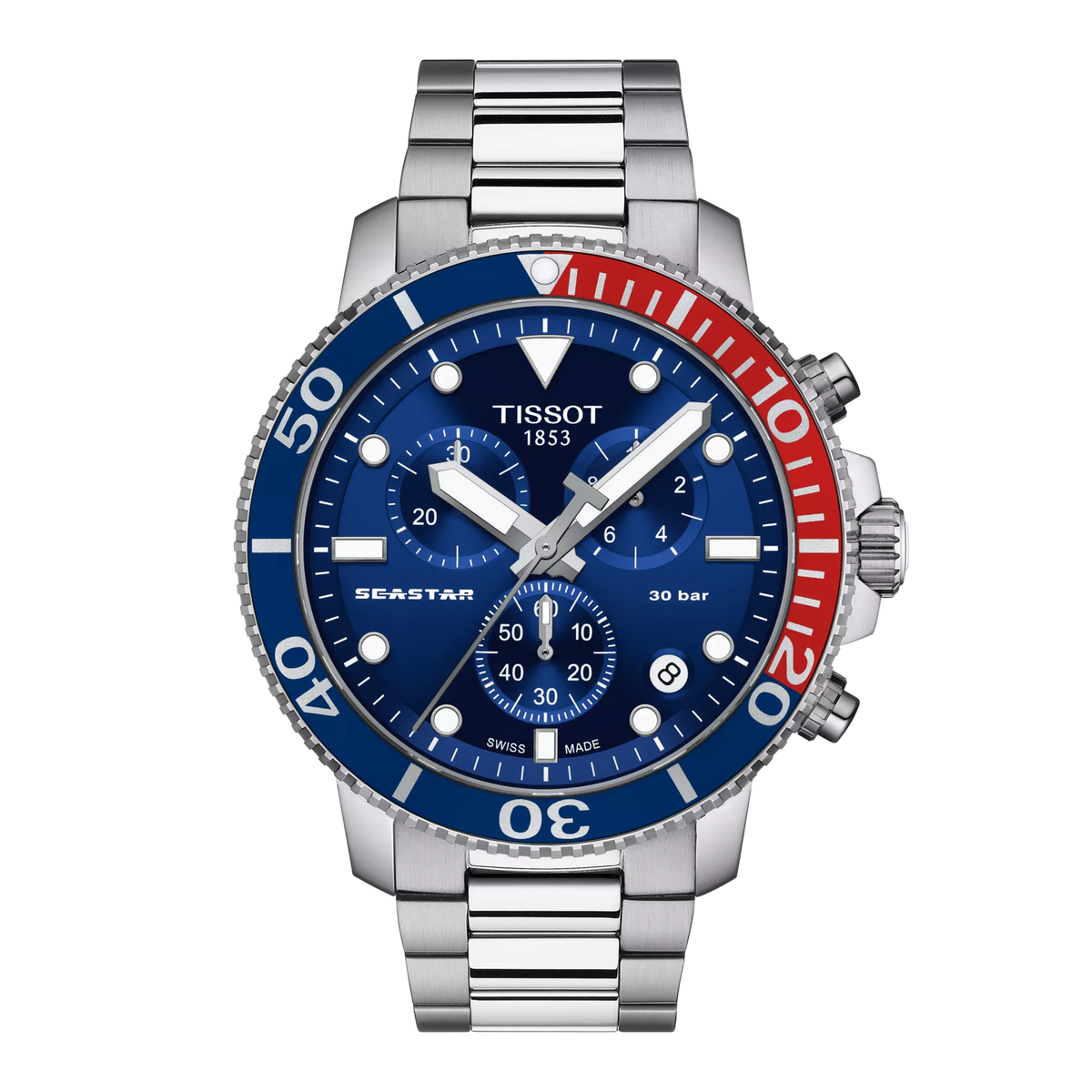 Tissot Seastar 1000 45.5mm T120.417.11.041.03 — detail view