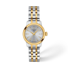 Silver dial · Grey and Golden bracelet