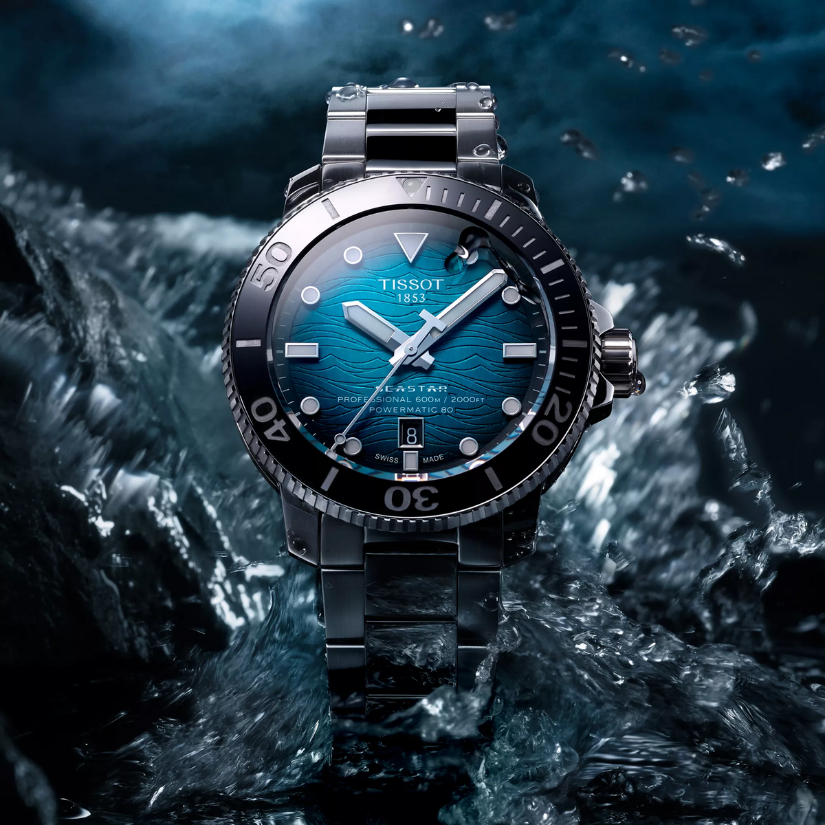 Tissot Seastar 2000 46mm T120.607.11.041.00 — detail view