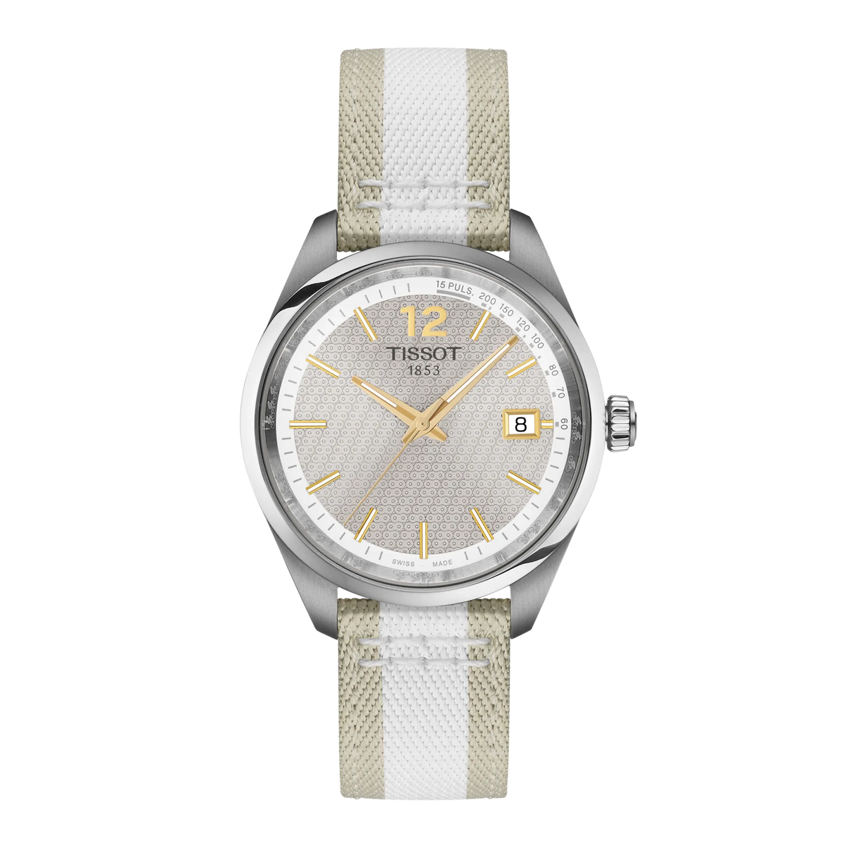 Tissot PR 100 Cycling 34mm T150.210.17.037.00 — detail view