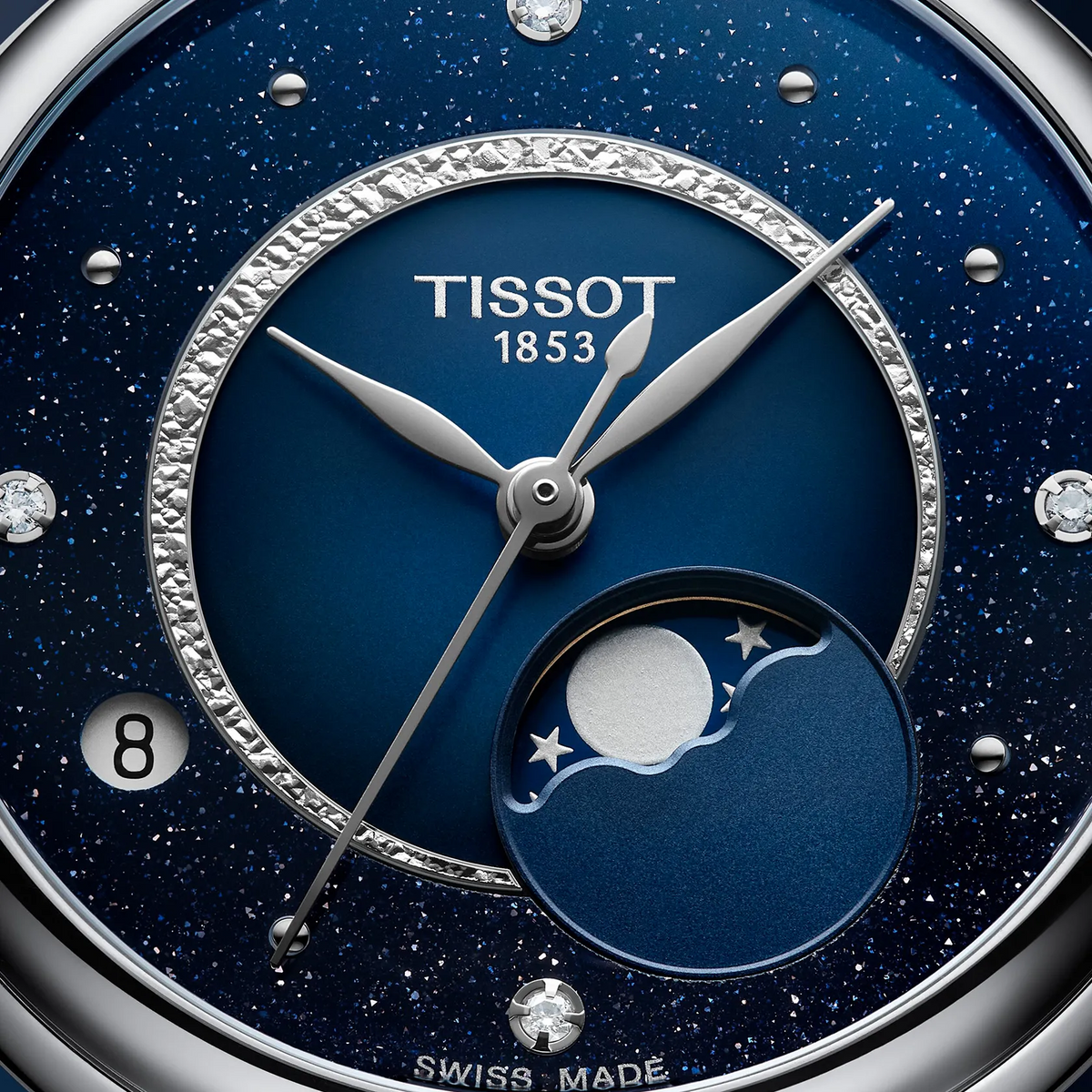 Tissot Desir 29.6mm T152.223.11.496.00 — detail view