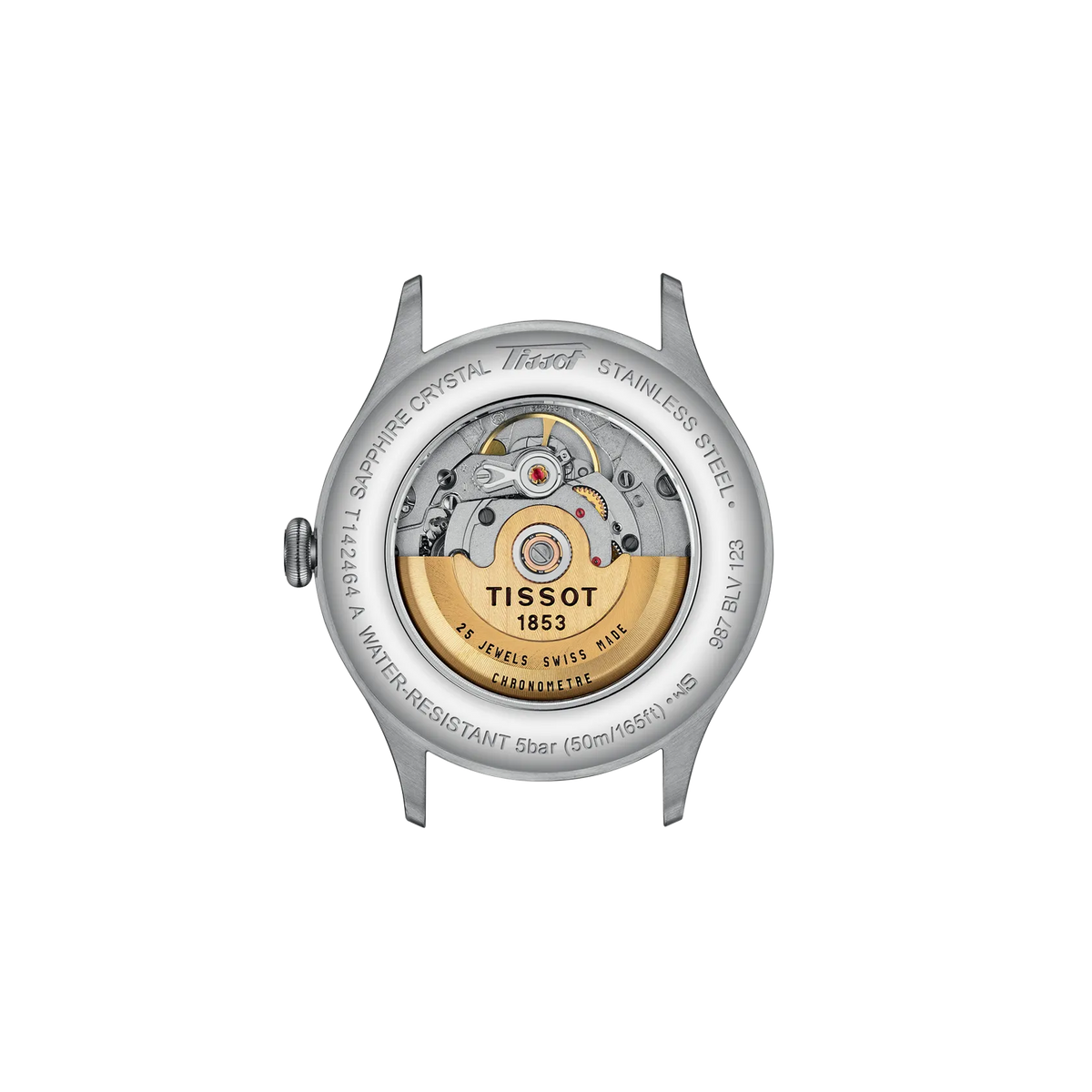 Tissot Heritage 1938 39mm T142.464.16.062.00 — detail view