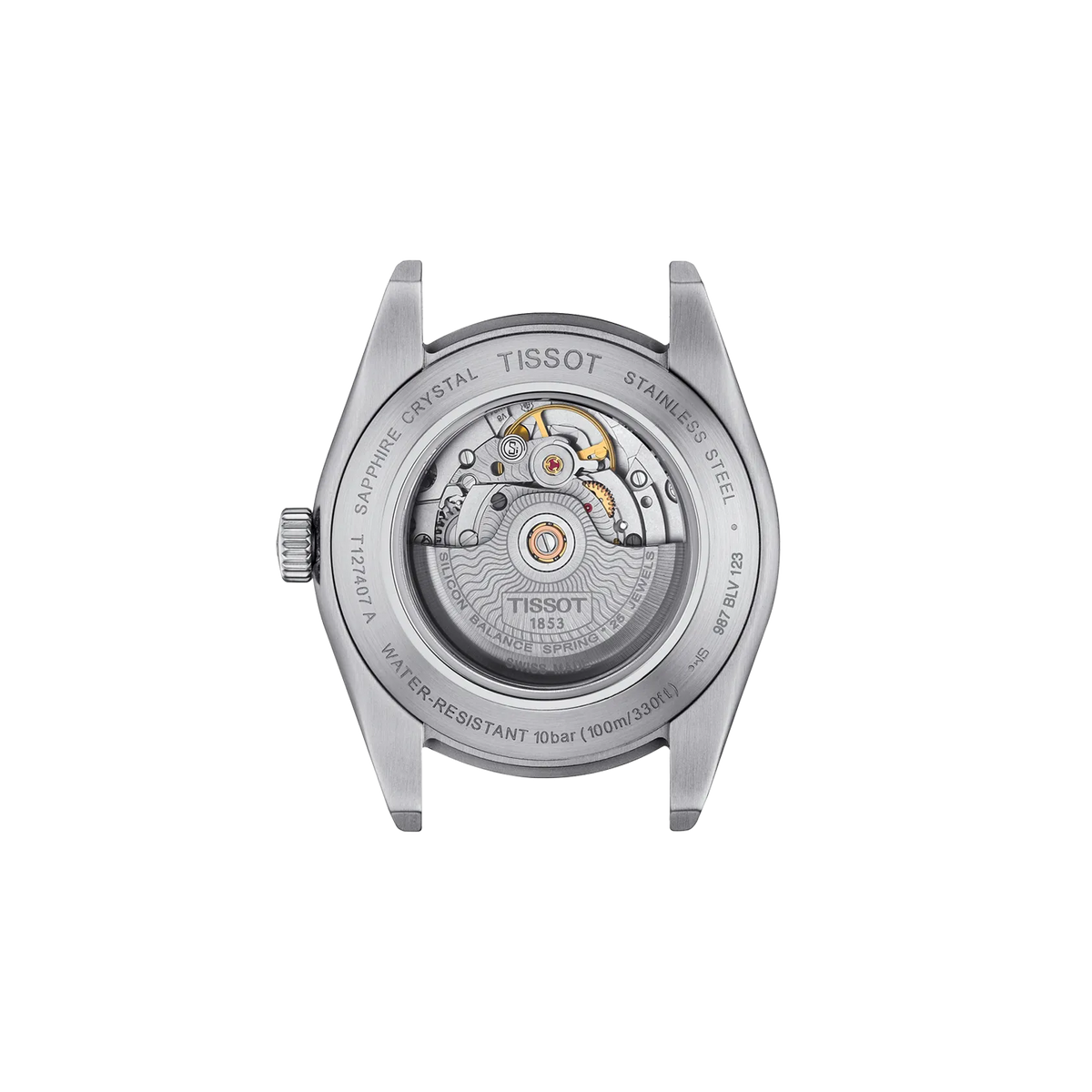 Tissot Gentleman 40mm T127.407.11.051.00 — detail view