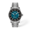Blue gradient dial · Grey bracelet