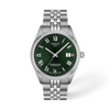 Green dial · Grey bracelet