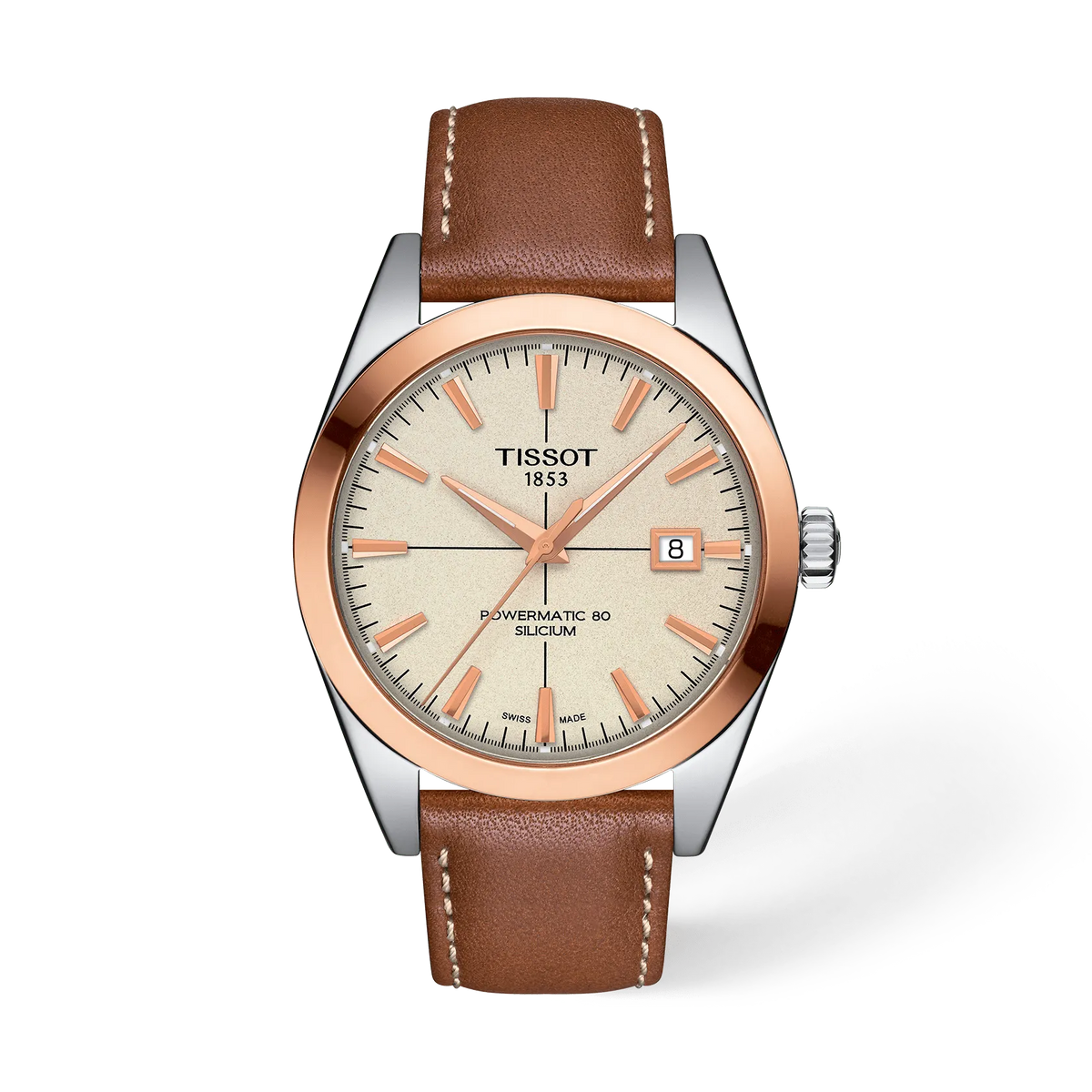 Tissot Gentleman Gold bezel 40mm T927.407.46.261.00 — product view