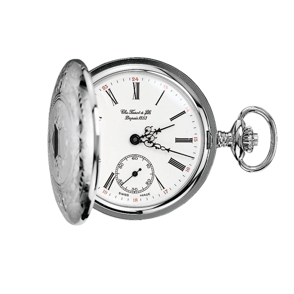 Tissot Savonnette 49.55mm T83.6.401.13 — detail view