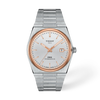 White dial · Grey bracelet