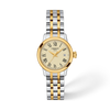 Ivory dial · Grey and Golden bracelet