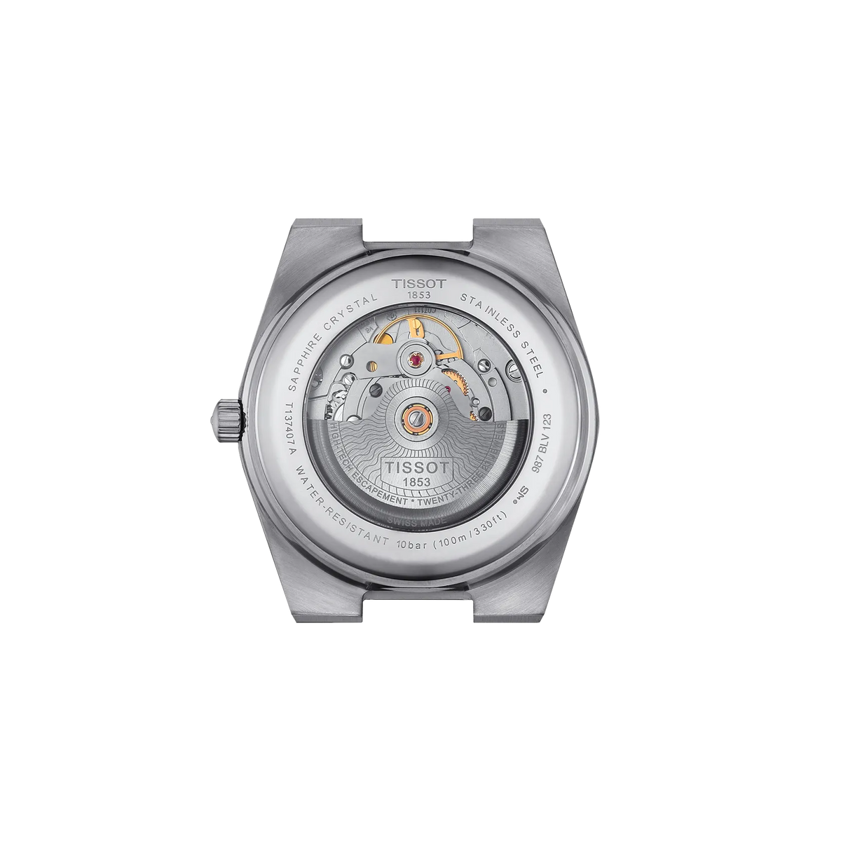 Tissot PRX 40mm T137.407.11.091.01 — detail view