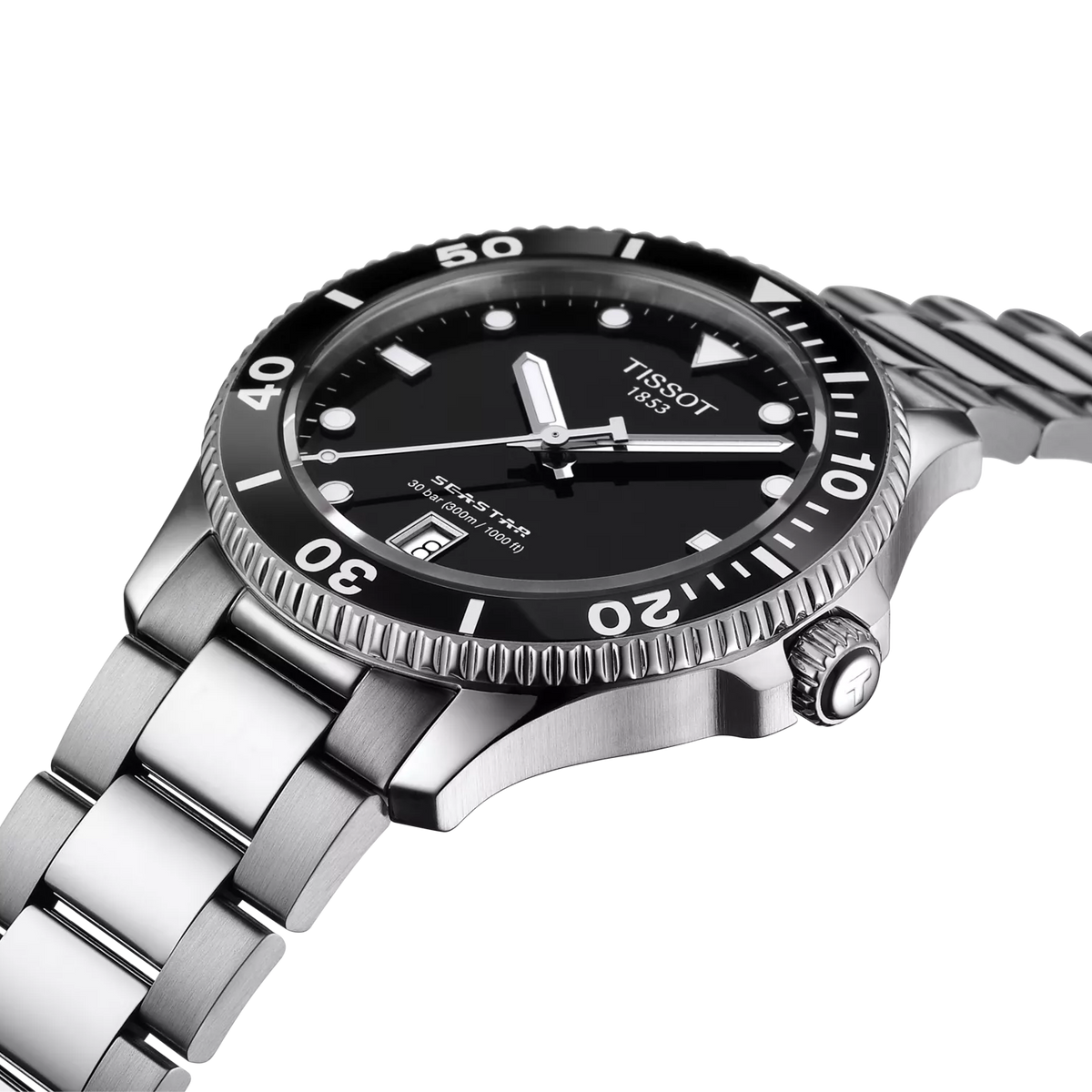 Tissot Seastar 1000 40mm T120.410.11.051.00 — detail view