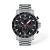 Black dial · Grey bracelet