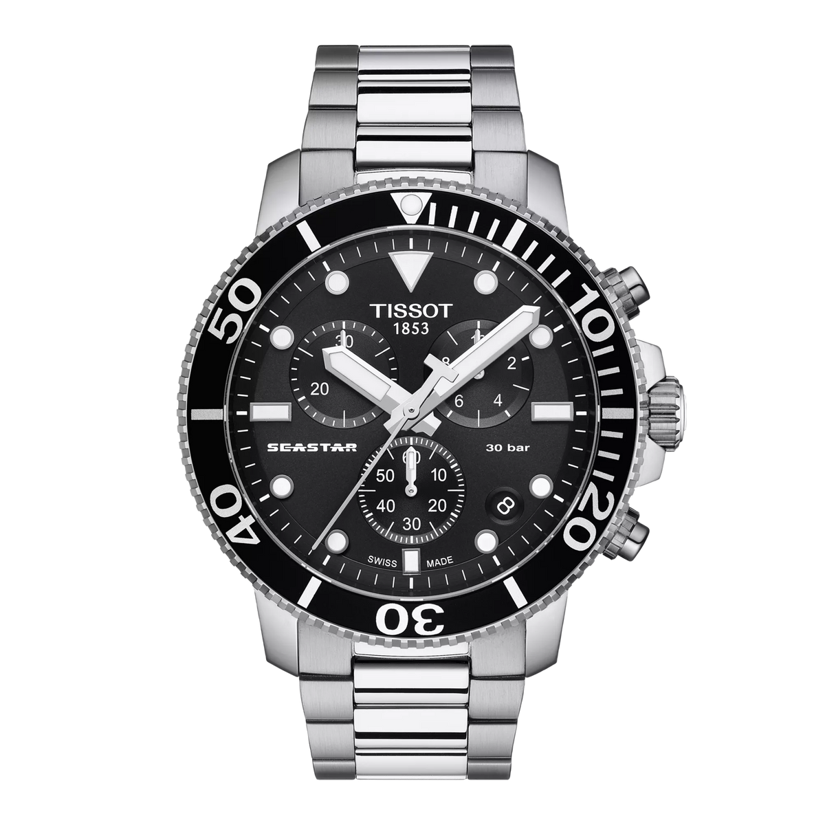 Tissot Seastar 1000 45.5mm T120.417.11.051.00 — detail view