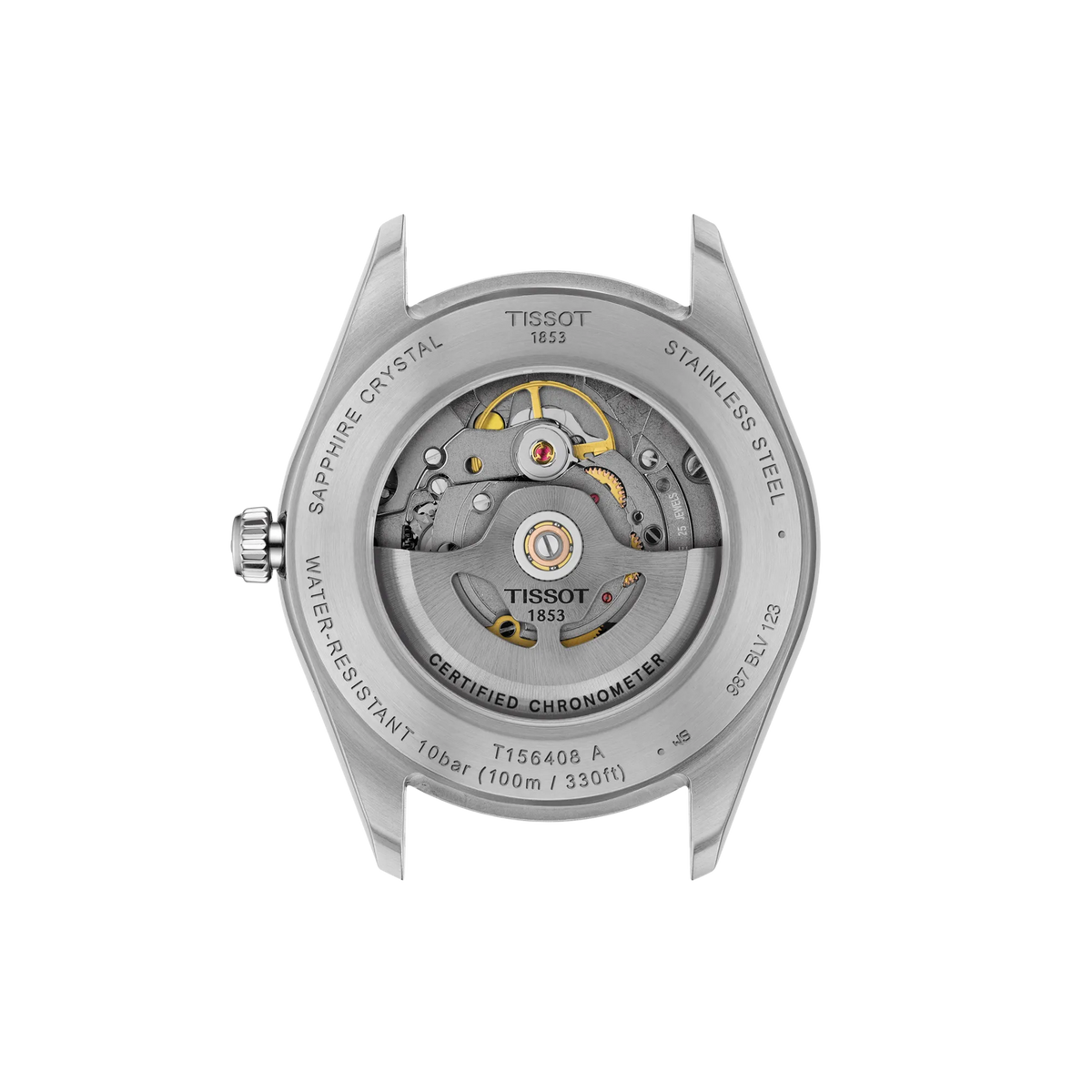 Tissot Ballade 39mm T156.408.11.353.00 — detail view