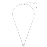 Una Angelic pendant, Round cut, Pavé, White, Rhodium plated — article 5636264