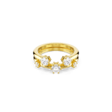 Constella ring, Set (2), Round cut, White, 18K gold finish — article 5640968